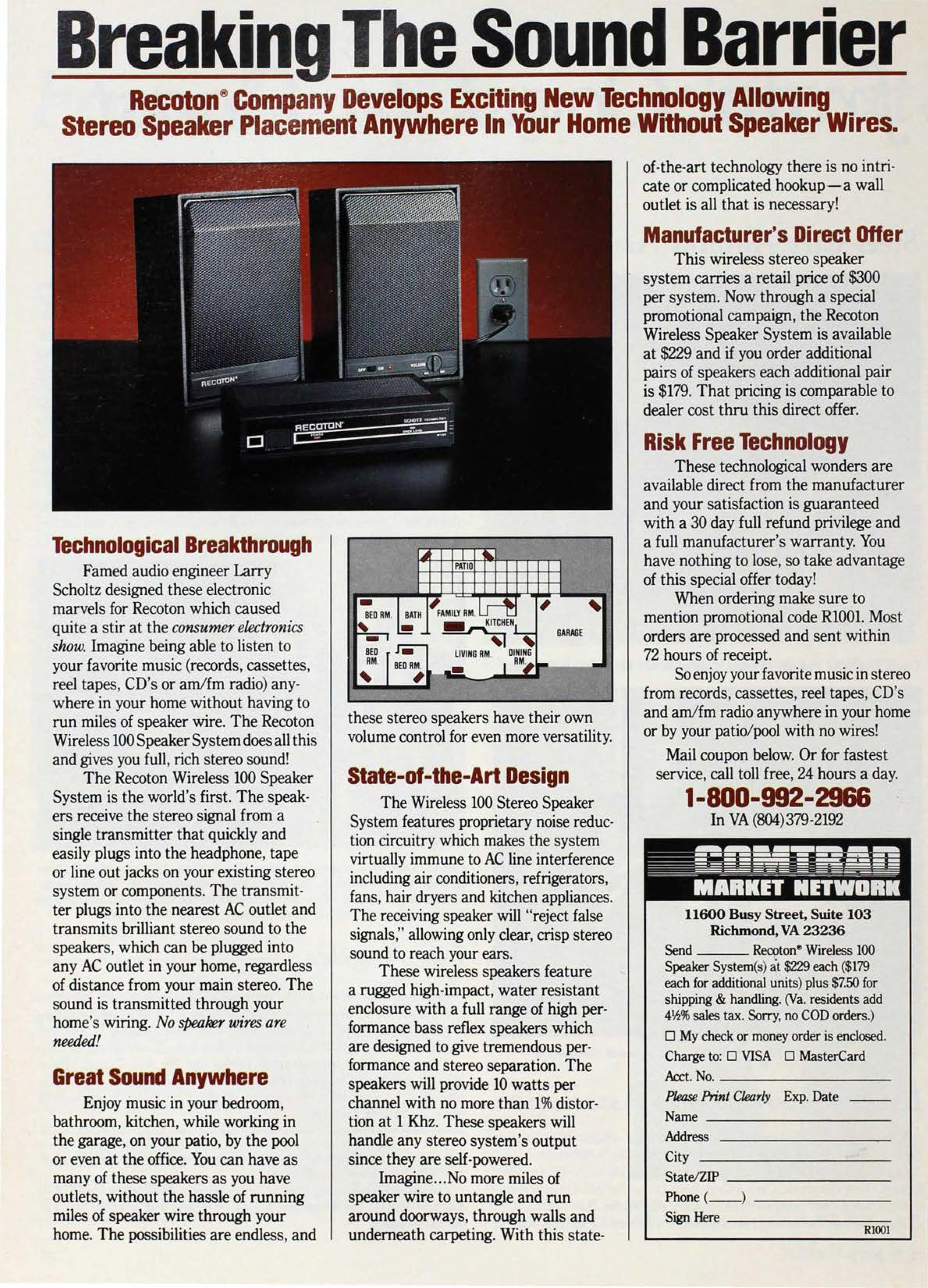 Comtrad Market Network, June 1989